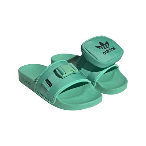 adidas slipper legergroen|Groene adidas Slippers voor dames online kopen .